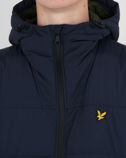 Lyle And Scott Wadded Jacket Dark Navy