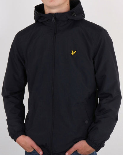 Lyle And Scott Microfleece Lined Zip Through Jacket Black