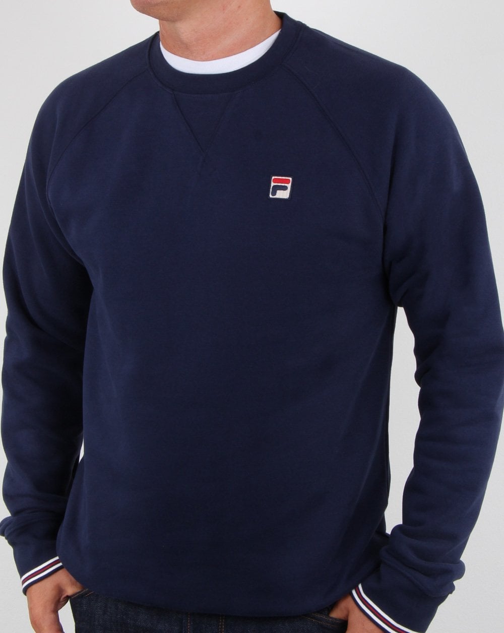 Fila Vintage Crew Sweat Navy