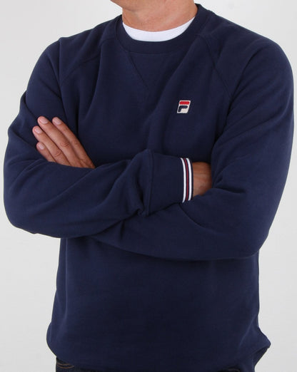 Fila Vintage Crew Sweat Navy