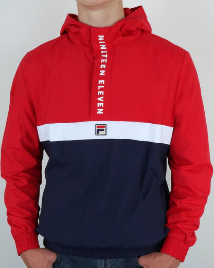 Fila Vintage 1911 Qtr Zip Jacket Red/Navy/White