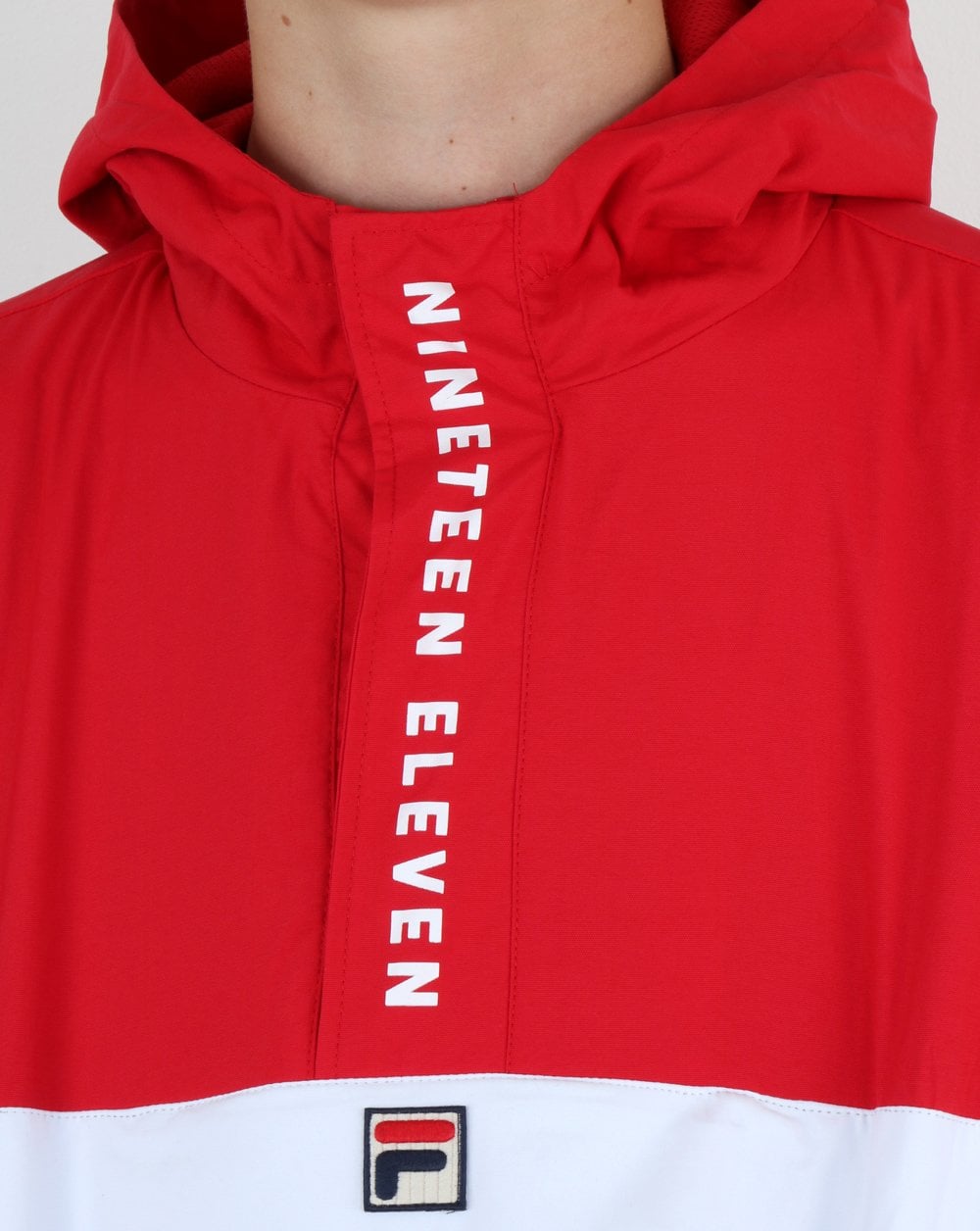 Fila Vintage 1911 Qtr Zip Jacket Red/Navy/White