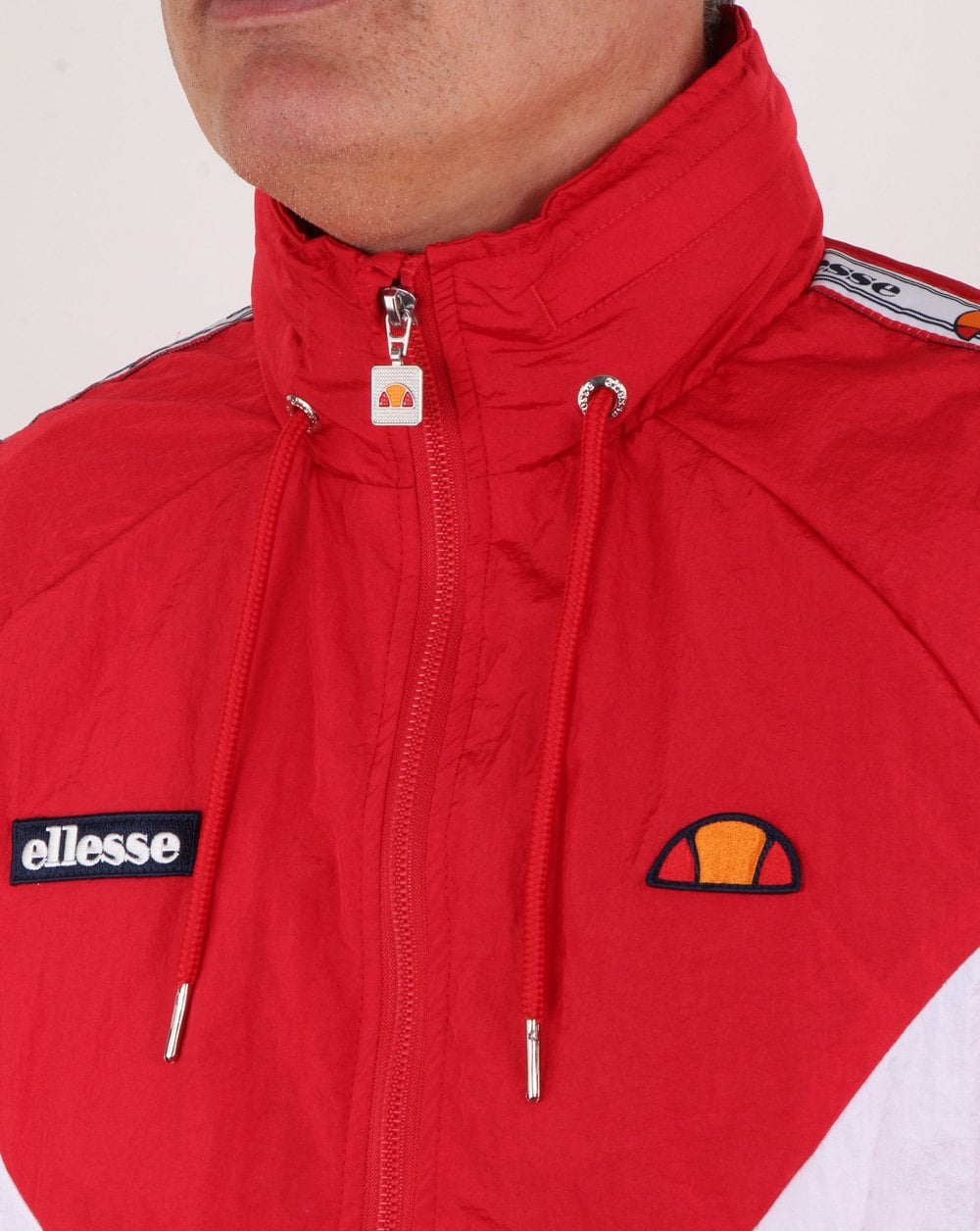 Ellesse Retro Shell Track Jacket Red
