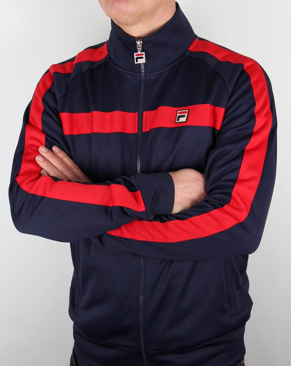 Fila Vintage Renzo Track Top Navy