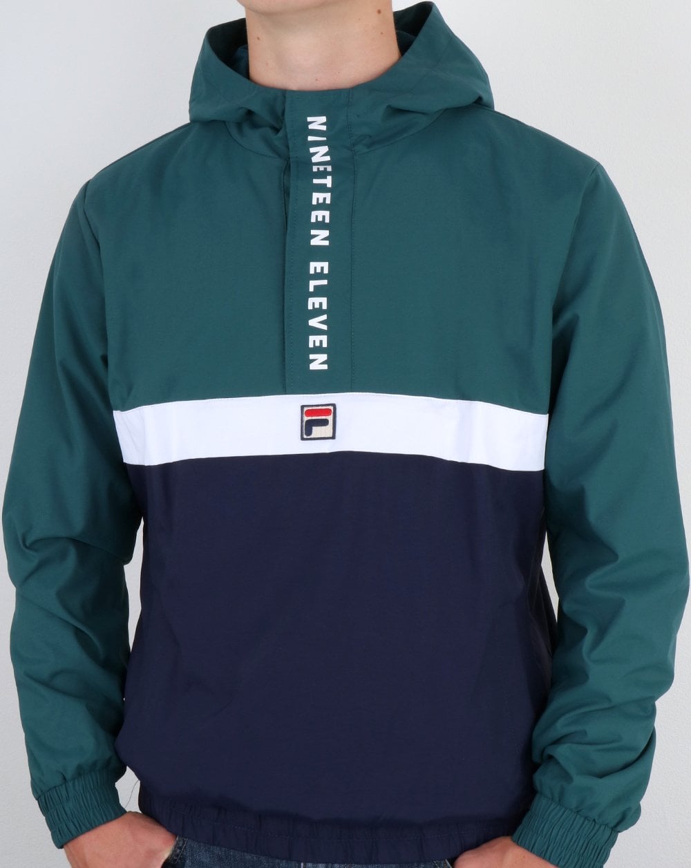 Fila Vintage 1911 Qtr Zip Jacket Atlantic Deep/Navy/White
