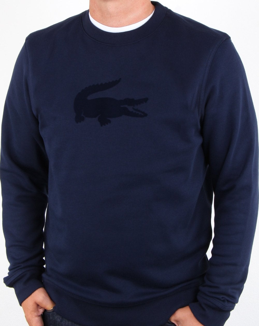 Lacoste Logo Sweatshirt Navy