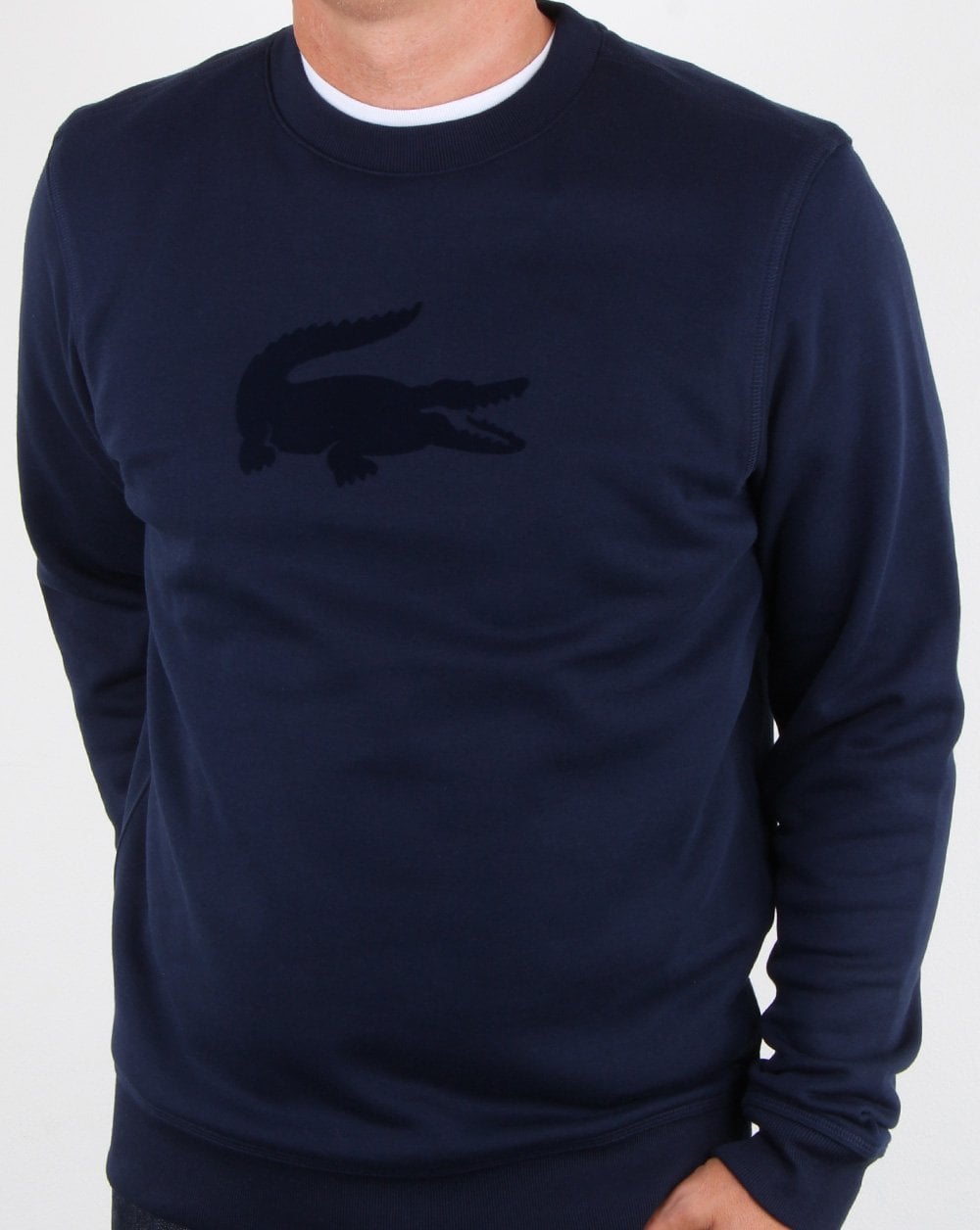 Lacoste Logo Sweatshirt Navy