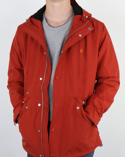 Farah Beattie Jacket Rust