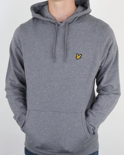 Lyle And Scott Hoody Mid Grey Marl