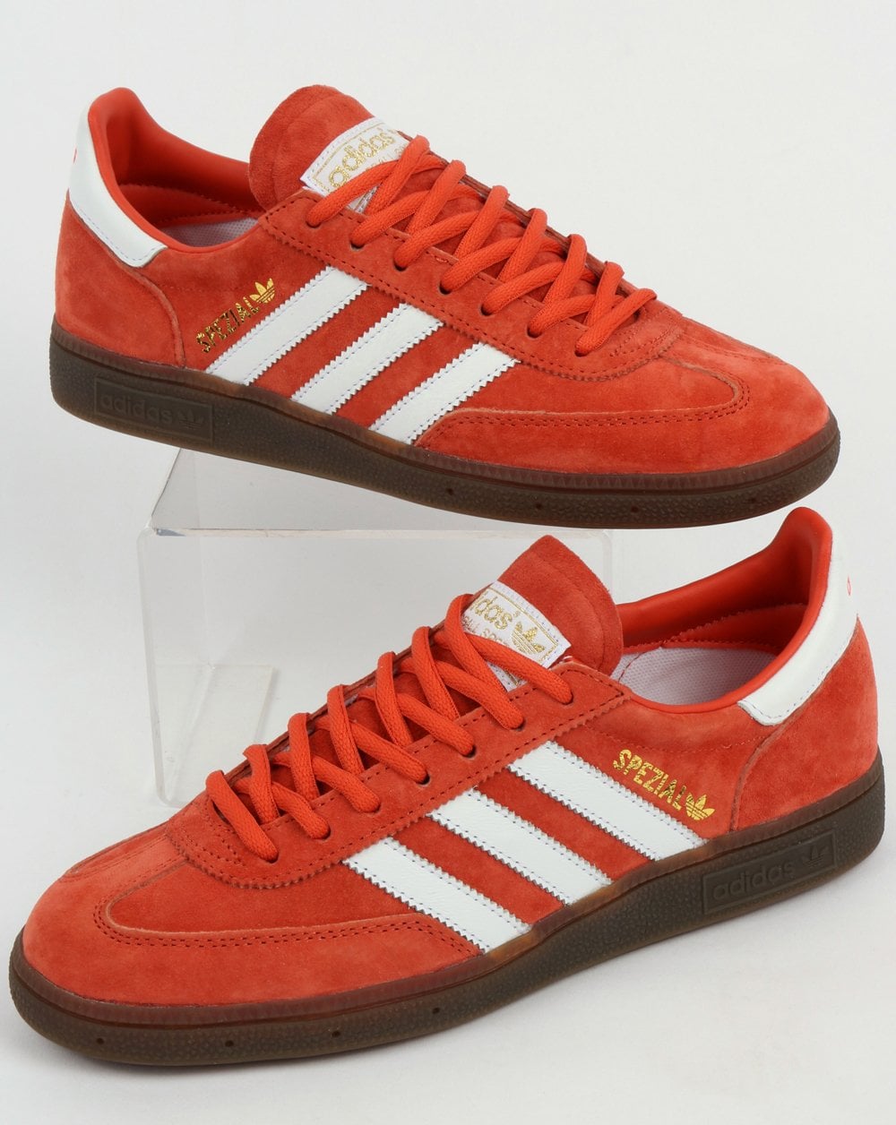 Adidas Spezial Trainers Red Amber/White
