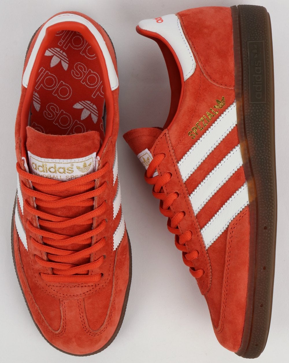 Adidas Spezial Trainers Red Amber/White