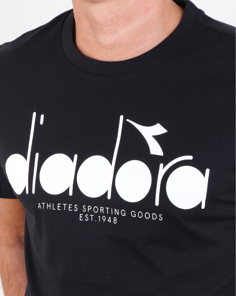 Diadora Logo T-shirt Black/optical