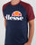 Ellesse Contrast T Shirt Navy Burgundy