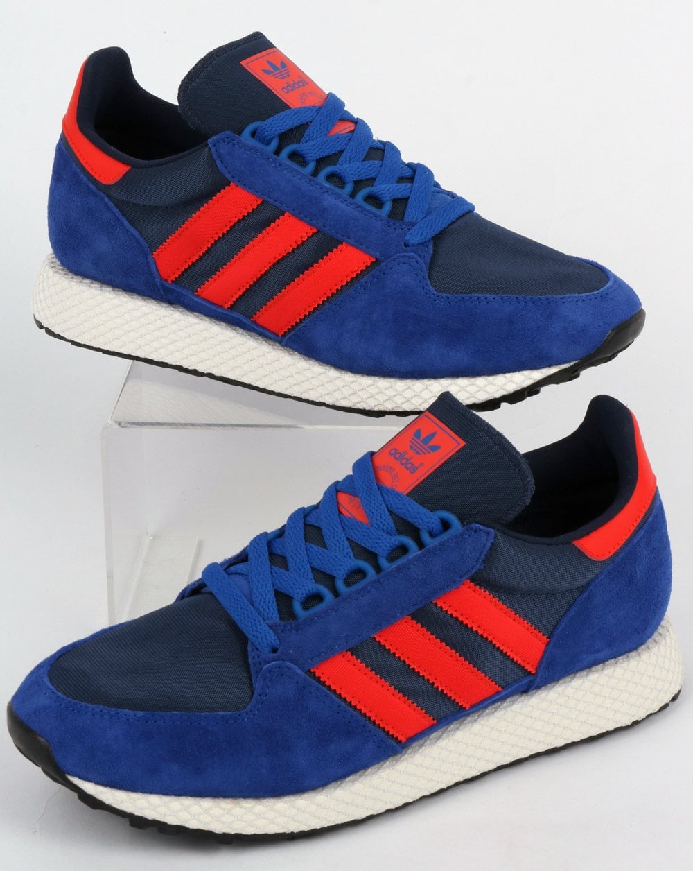Adidas Forest Grove Trainers Power Blue/Red