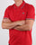 Lacoste Tipped Polo Shirt Red/navy
