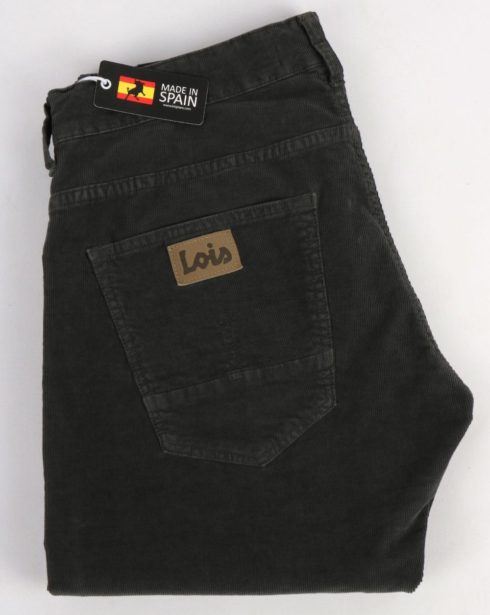 Lois Sierra Needle Cords Charcoal
