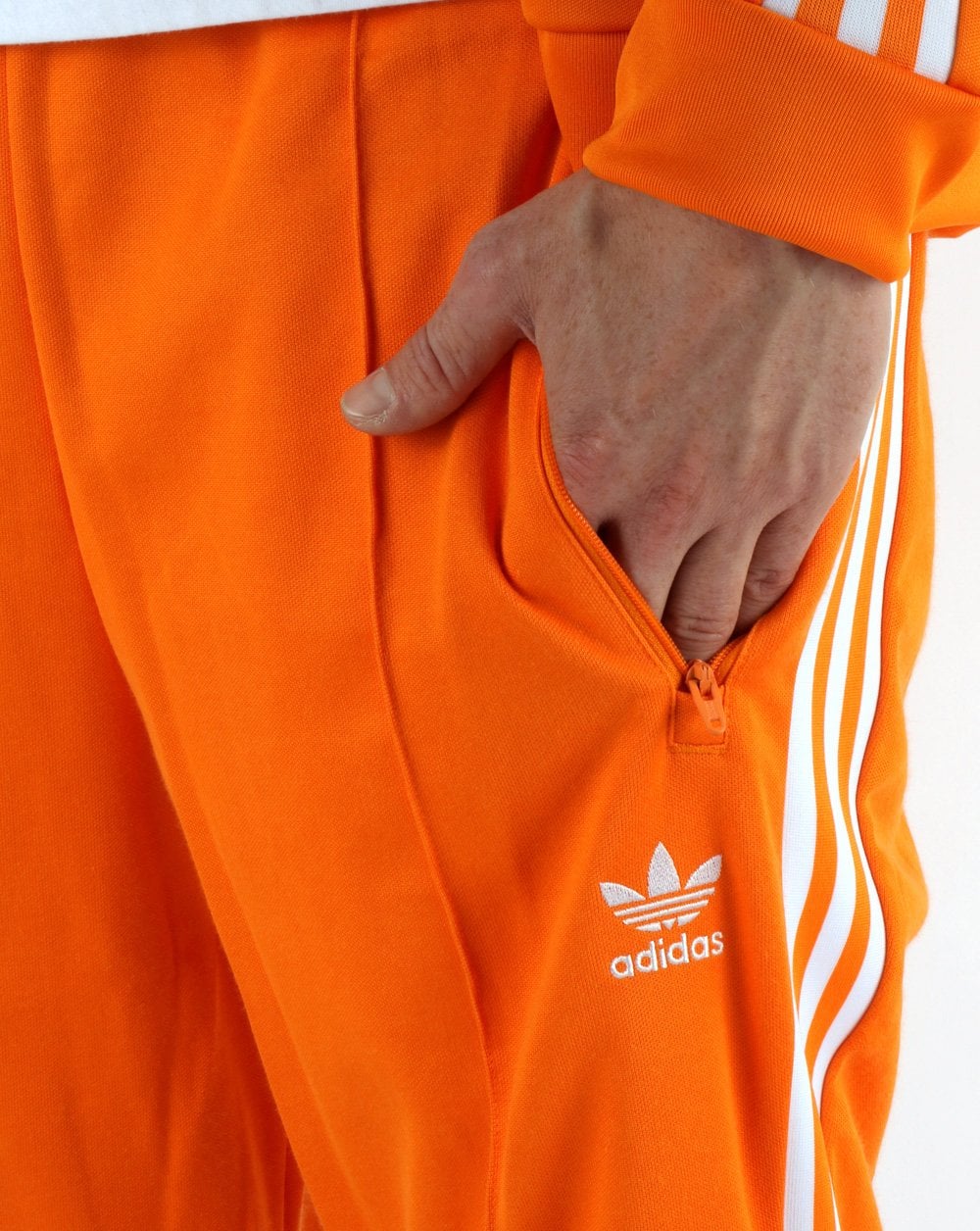 Adidas Originals Beckenbauer Track Pants Bright Orange