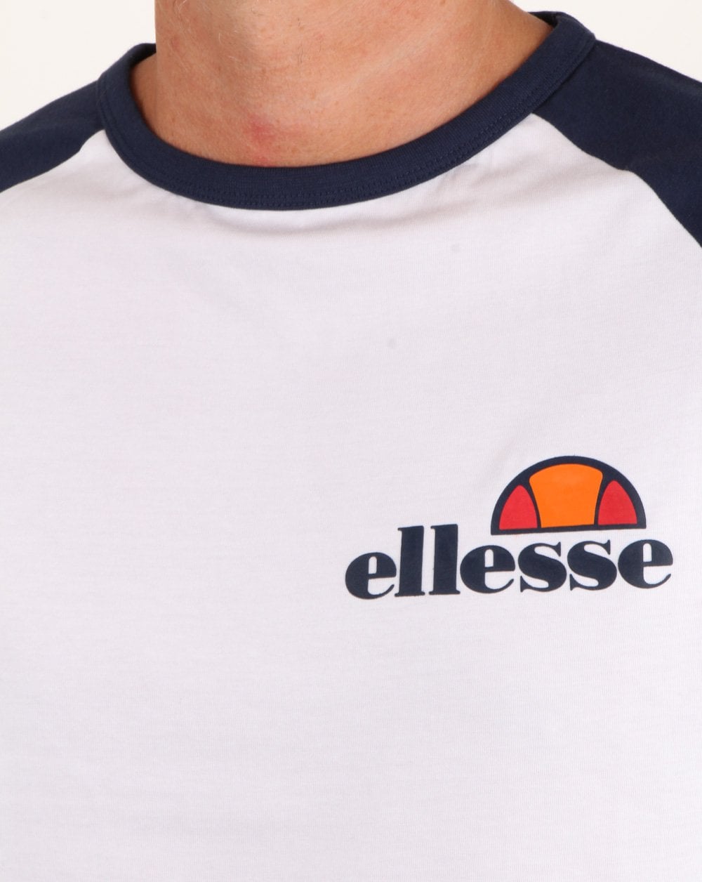 Ellesse Thero Long Sleeve T Shirt White/navy