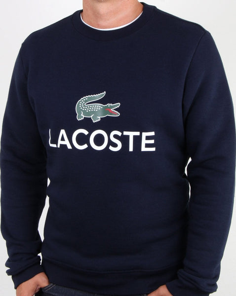 Lacoste Logo Sweatshirt Navy