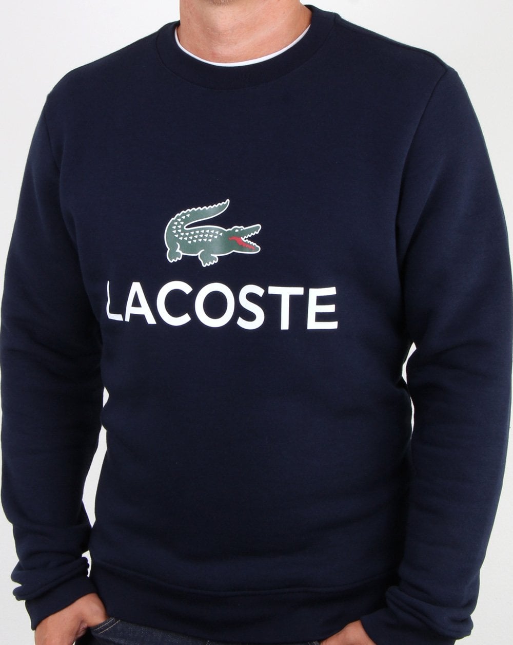 Lacoste Logo Sweatshirt Navy