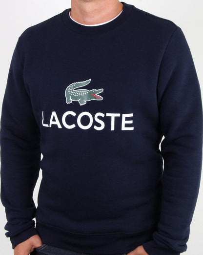 Lacoste Logo Sweatshirt Navy