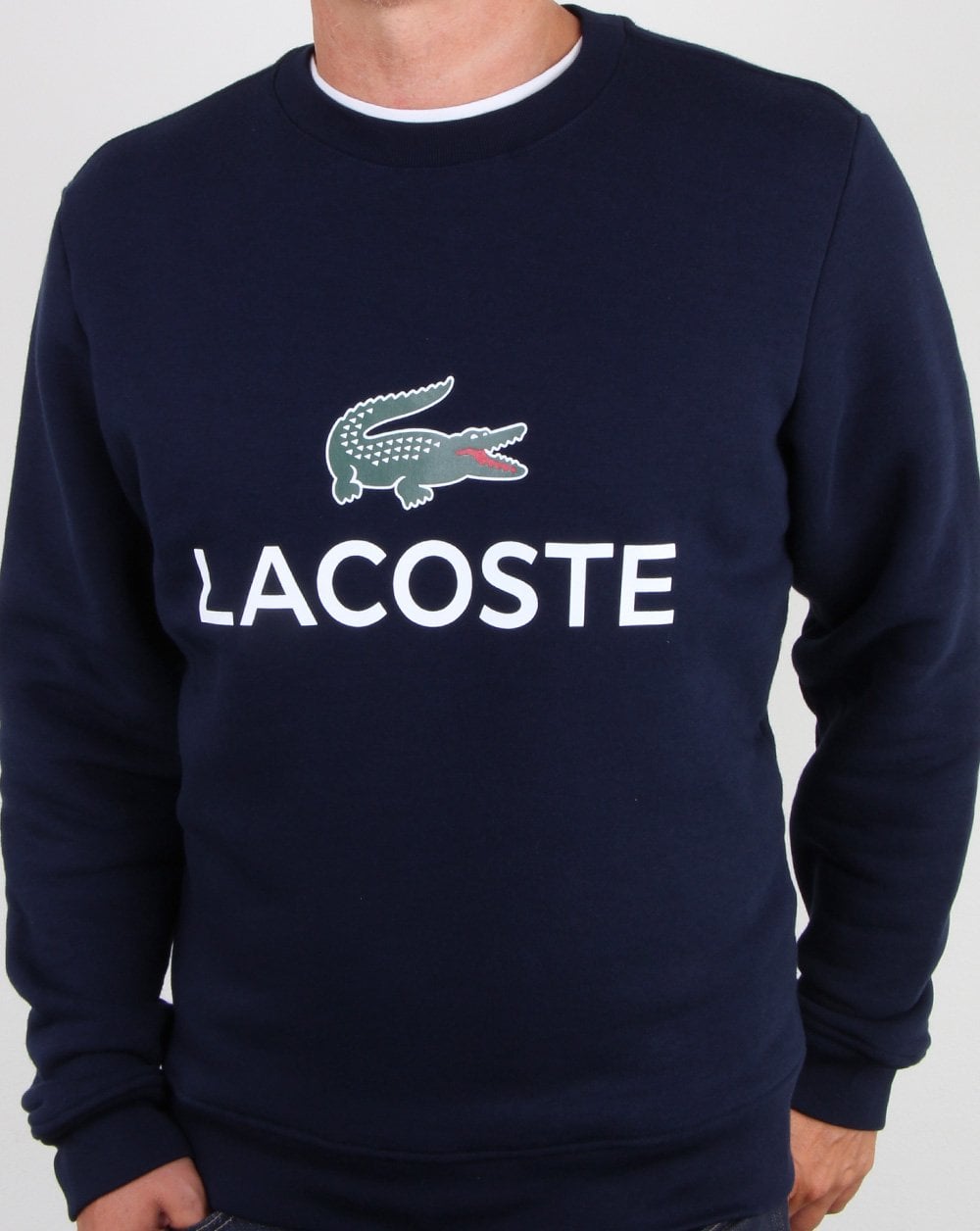 Lacoste Logo Sweatshirt Navy