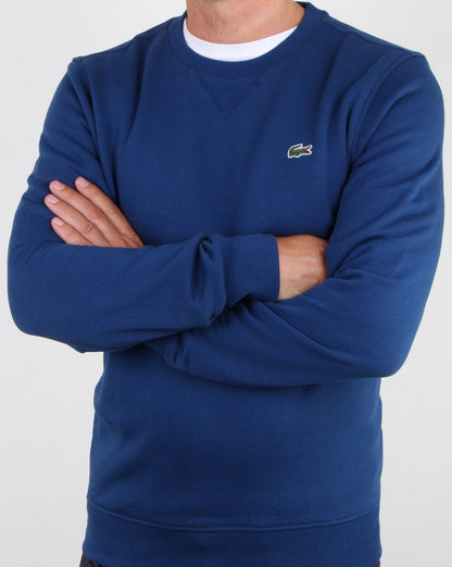 Lacoste Crew Neck Sweatshirt Inkwell Blue