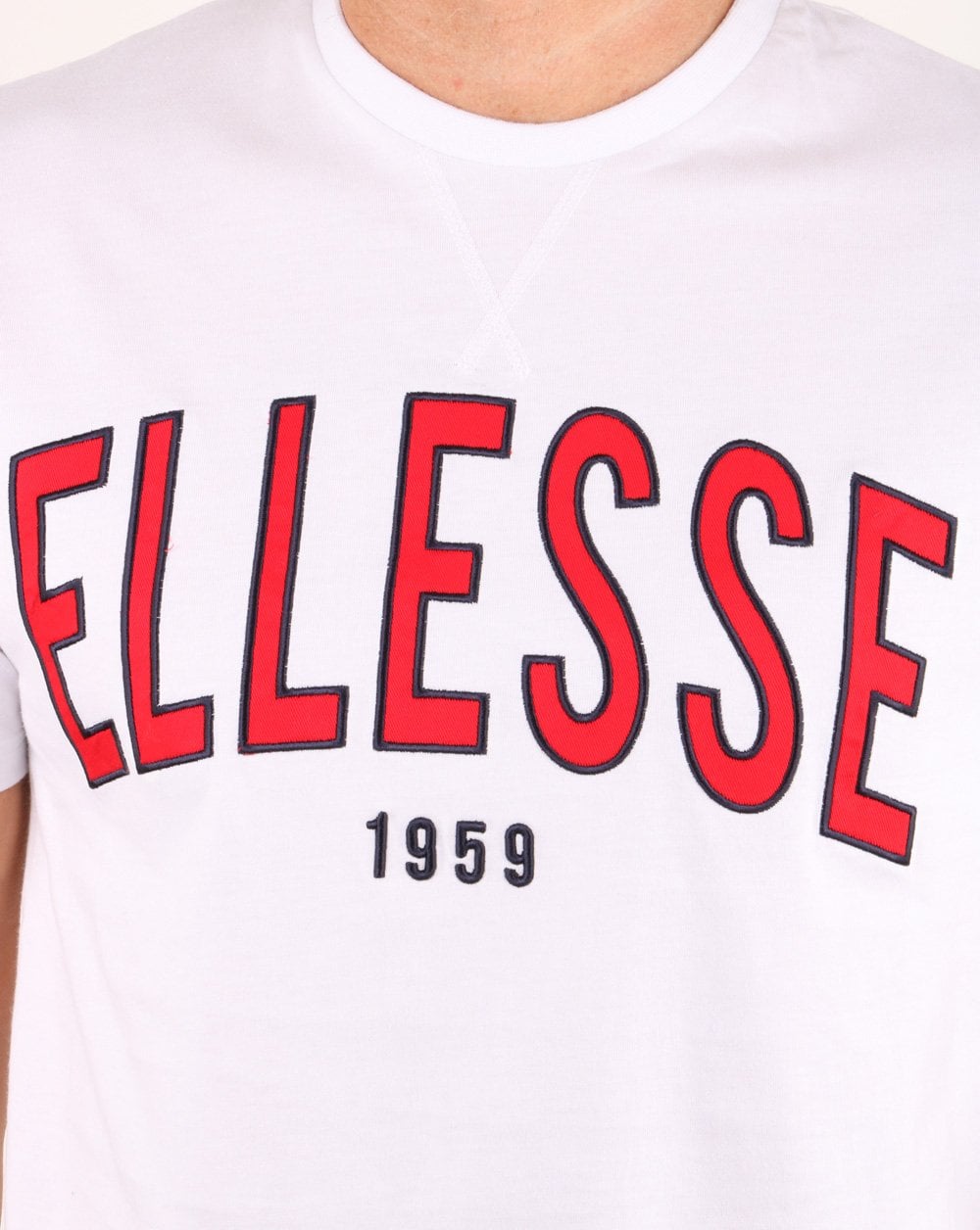 Ellesse 90's Outline T Shirt White