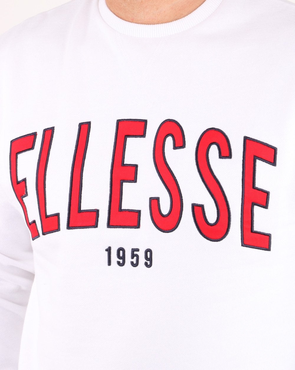 Ellesse 90's Outline Sweat White