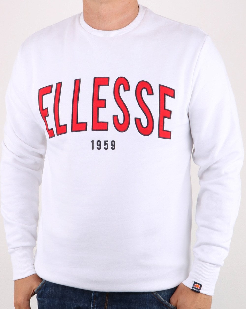 Ellesse 90's Outline Sweat White