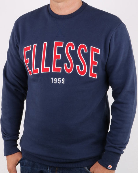 Ellesse 90's Outline Sweat Navy