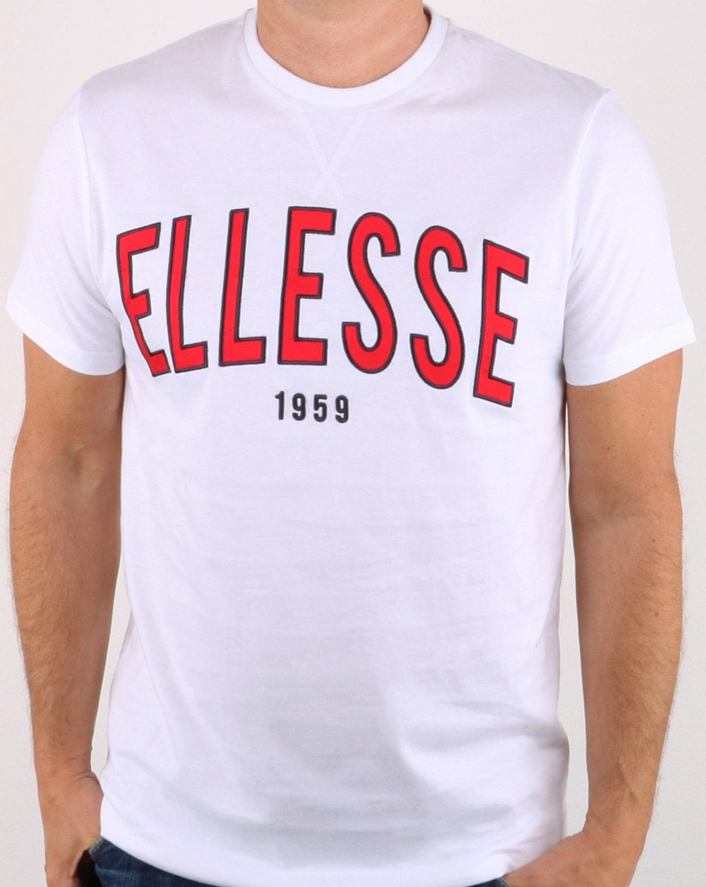 Ellesse 90's Outline T Shirt White