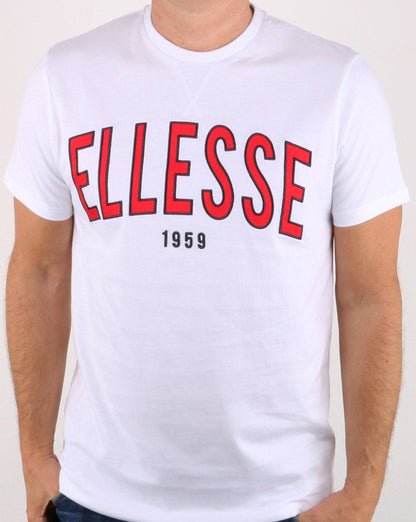 Ellesse 90's Outline T Shirt White