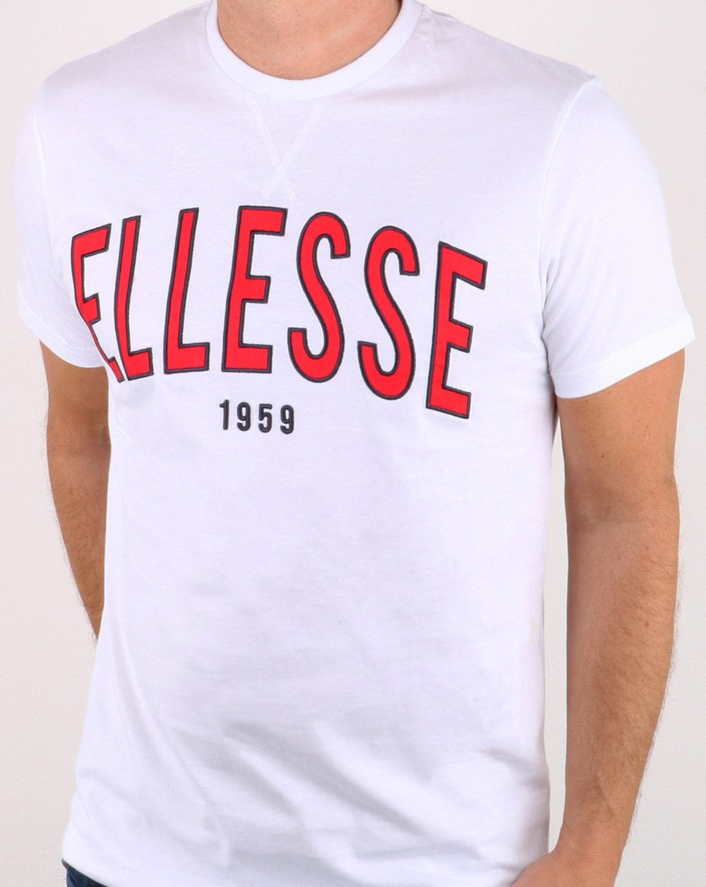 Ellesse 90's Outline T Shirt White