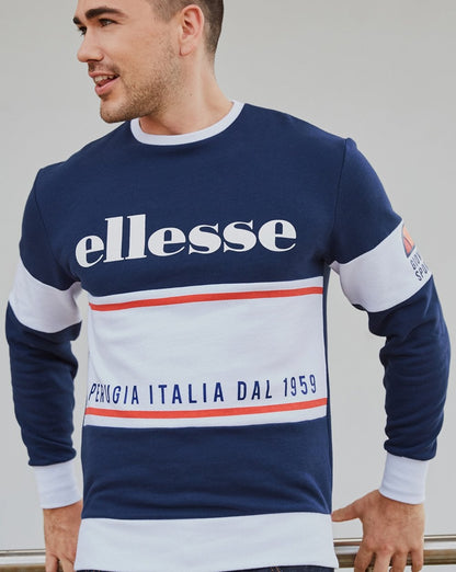 Ellesse Archive Crew Sweat Navy