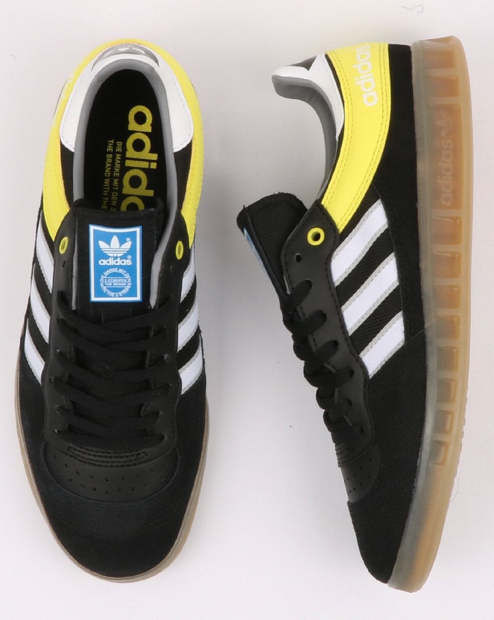 Adidas Handball Top Trainers Black/White/Shock Yellow
