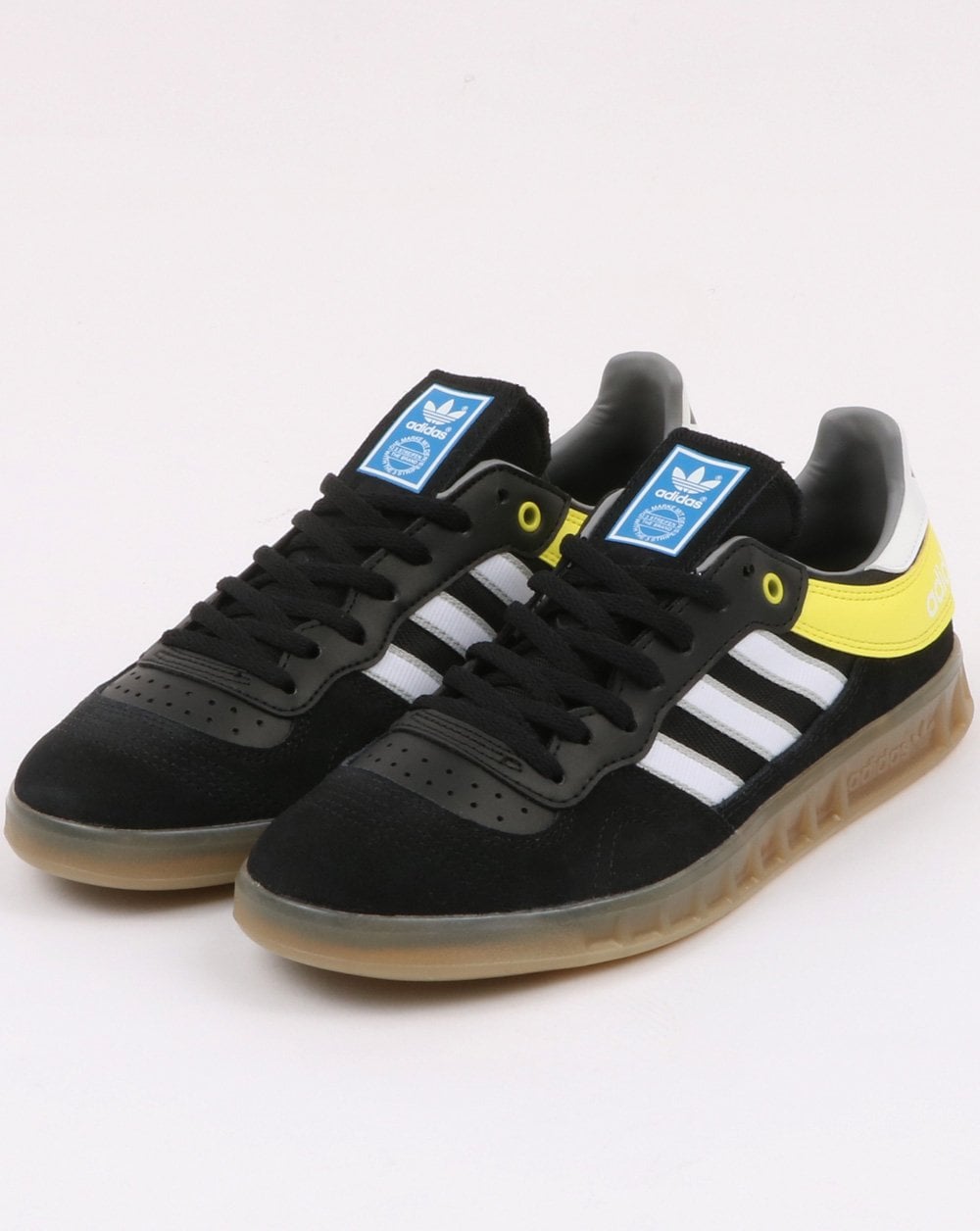Adidas Handball Top Trainers Black/White/Shock Yellow