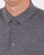 Aquascutum Kennington Long Sleeve Knitted Polo Grey Melange