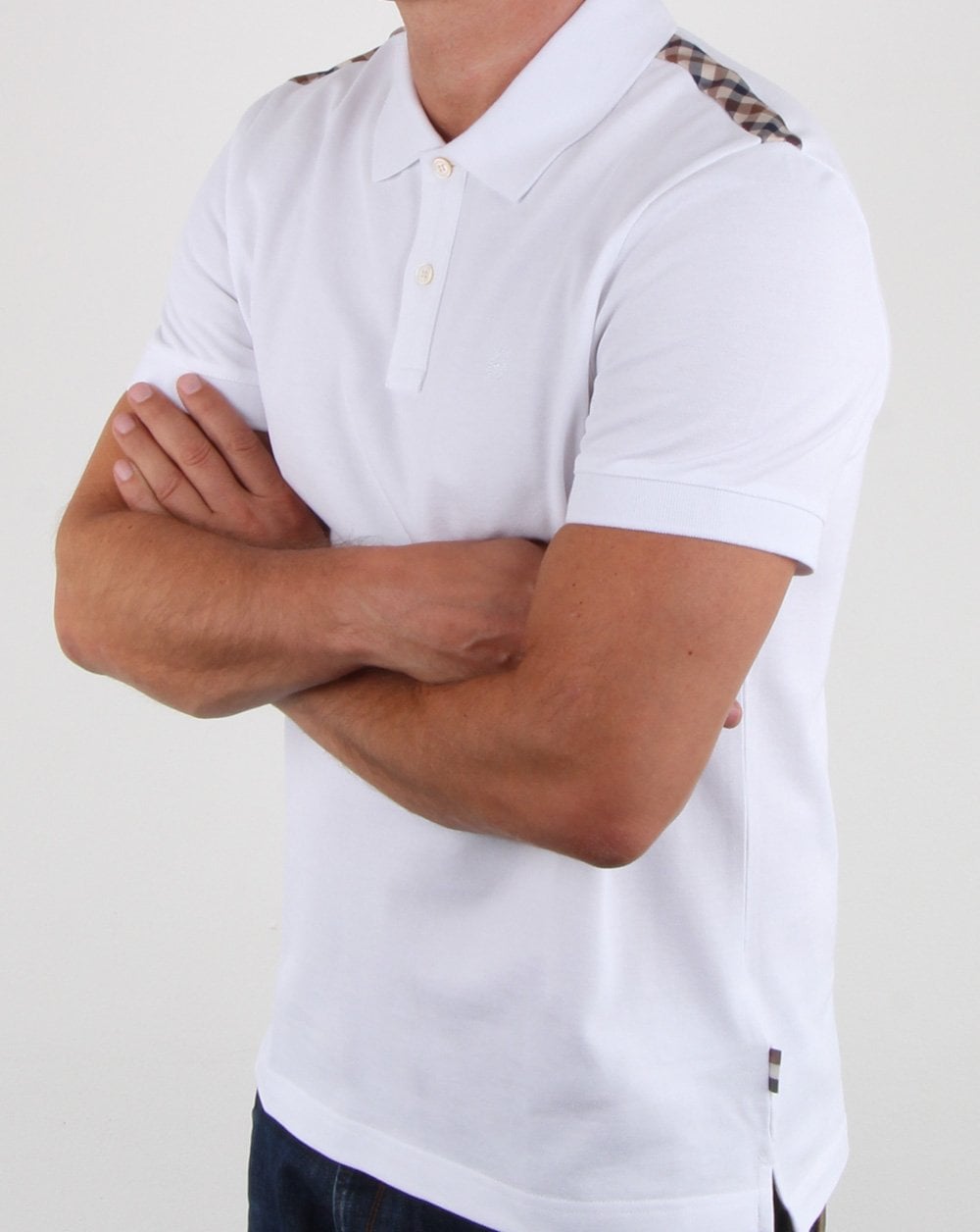 Aquascutum Hill Polo Shirt White