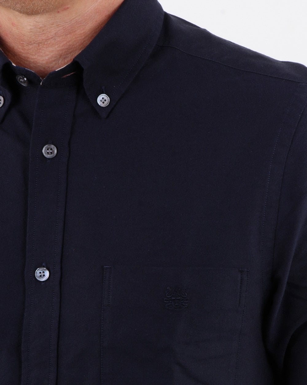 Aquascutum Bevan Oxford Shirt Navy