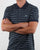 Lacoste Striped Polo Shirt Meridian Navy Blue