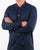 Pretty Green Robinia Long Sleeve Overshirt Navy
