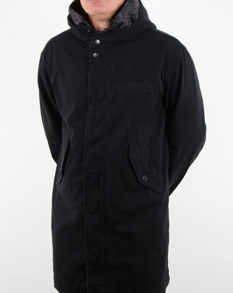 Pretty Green Cassidy Parka Black
