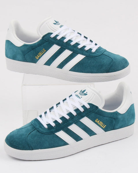Adidas Gazelle Trainers Petrol Blue/white