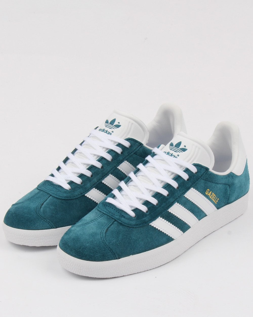 Adidas Gazelle Trainers Petrol Blue/white