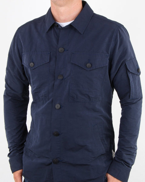Barbour Beacon Askern Overshirt Navy