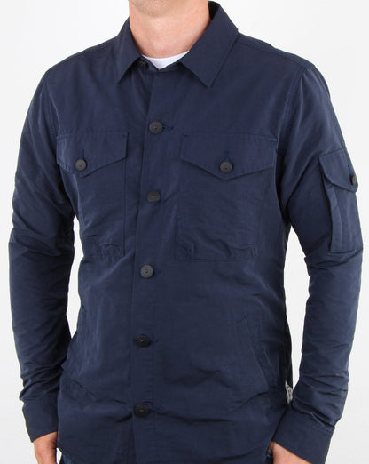 Barbour Beacon Askern Overshirt Navy