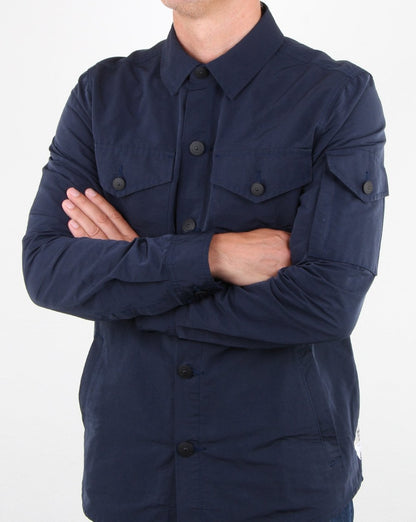 Barbour Beacon Askern Overshirt Navy