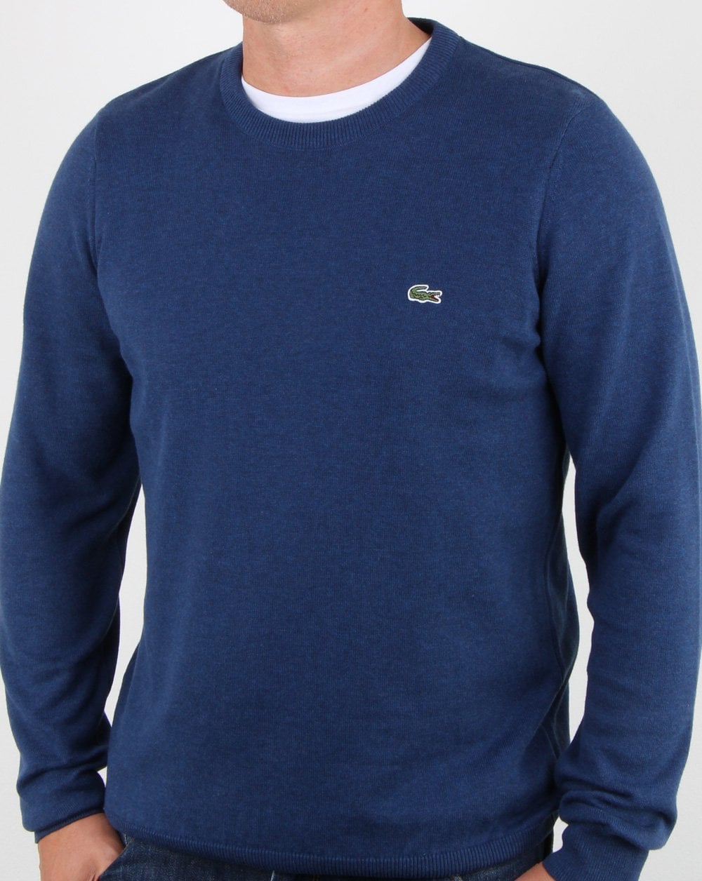Lacoste Crew Neck Jumper Dep Royal Blue