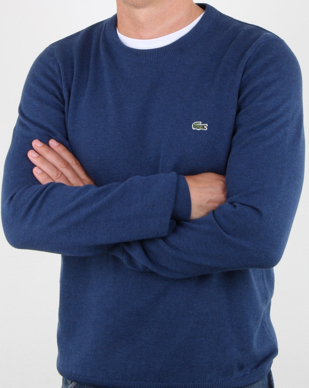 Lacoste Crew Neck Jumper Dep Royal Blue